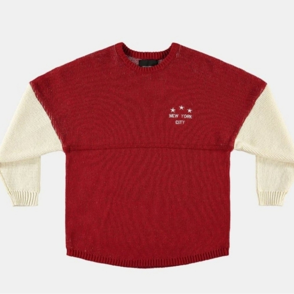 NWOT Spirit Jersey New York Knit Sweater
